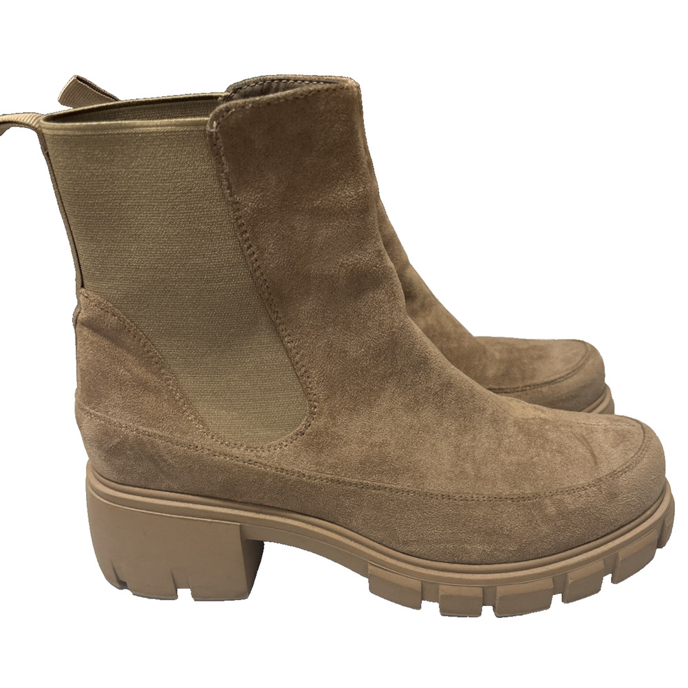 Naturalβ Reflections Women's 9 Taupe Camden Boots Nonslip Neutral Gorpcore Y2K